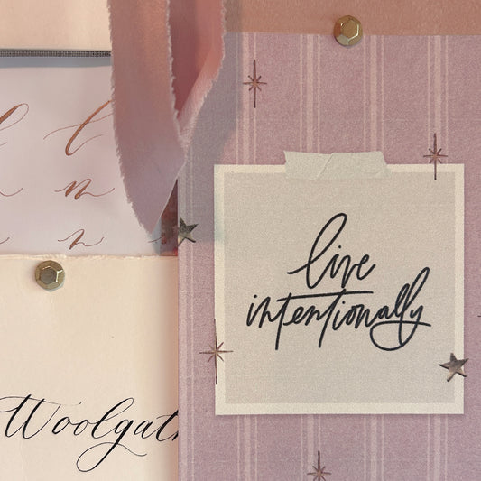 Live Intentionally Digital Download || Lifestyle Image