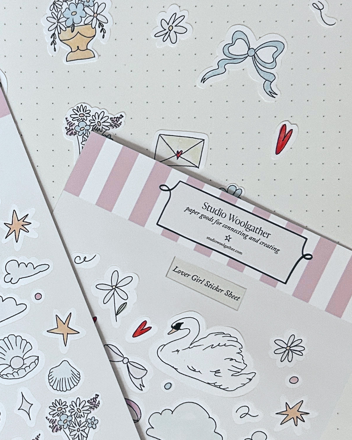 Shop journal stickers || Stickers Collection Row