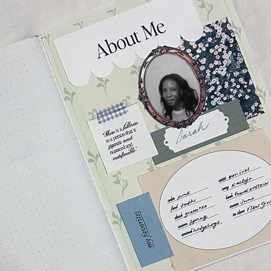 About Me Journal Kit || Lifestyle Image