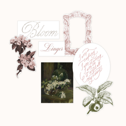 Apple Blossom Sticker Set