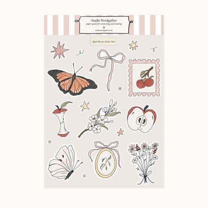Apple Blossom Sticker Sheet