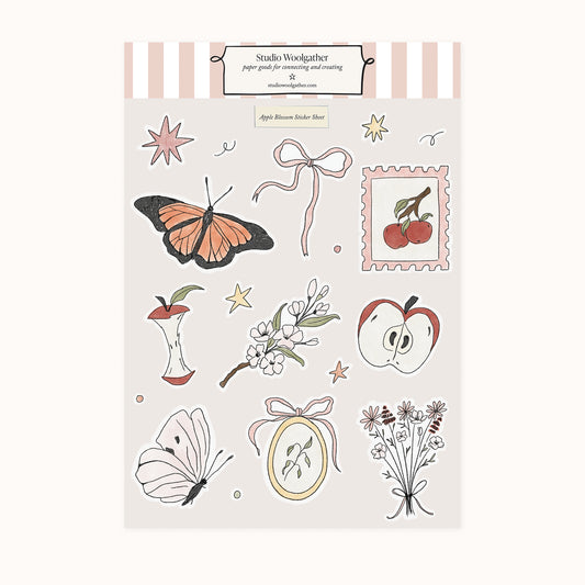 Apple Blossom Sticker Sheet