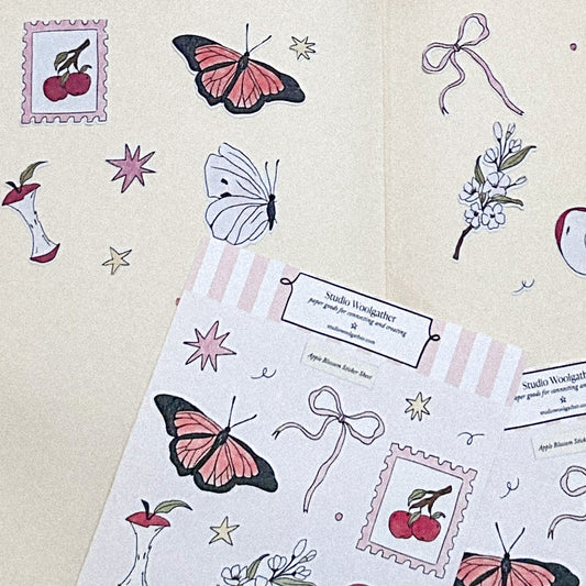 Apple Blossom Sticker Sheet
