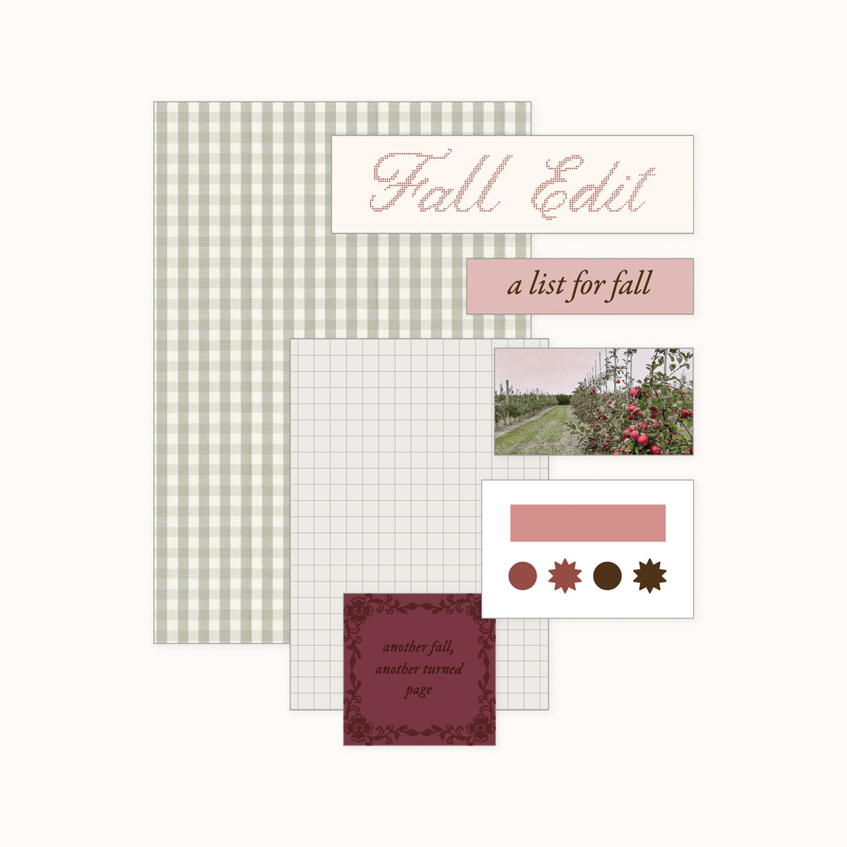 Fall Edit Journal Kit || Product Image