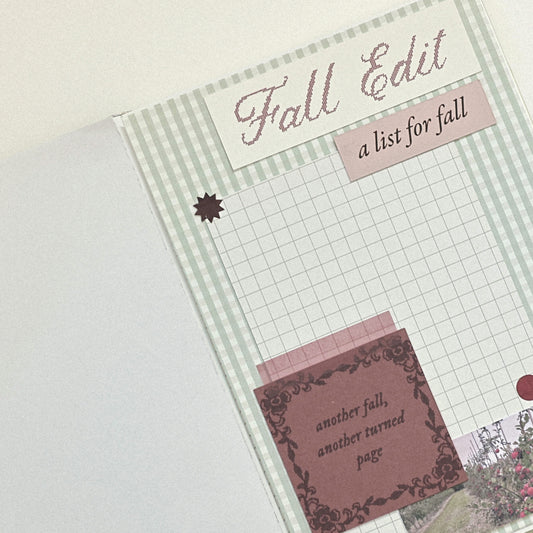 Fall Edit Journal Kit || Lifestyle Image