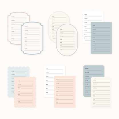 Monthly Recap Cards || Product Image