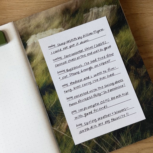 Monthly Recap Cards || Lifestyle Image