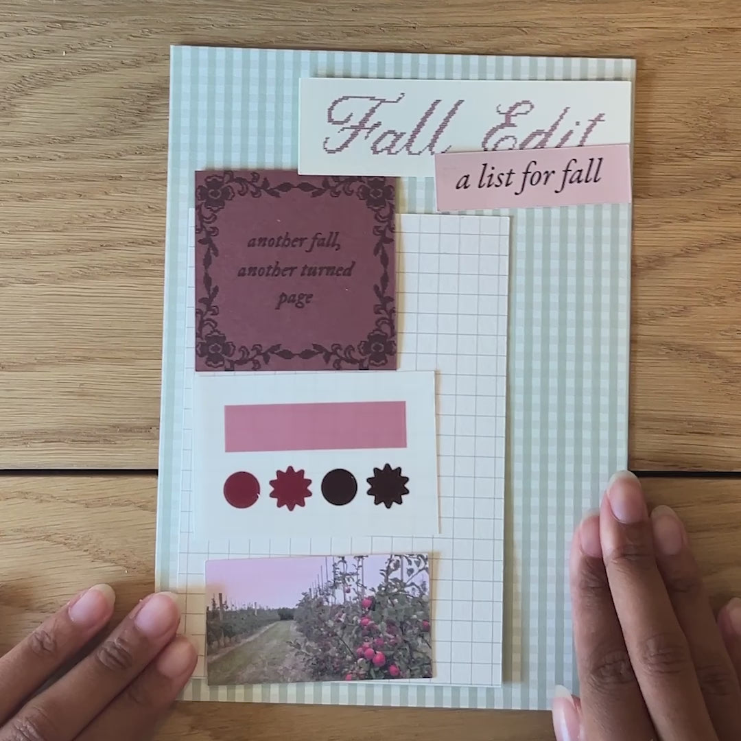 Fall Edit Journal Kit || Lifestyle Video